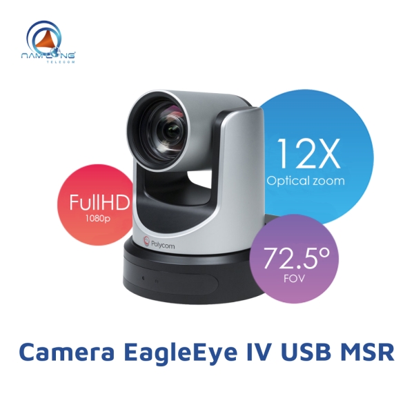 Camera EagleEye IV USB MSR - Thiết Bị Họp Trực Tuyến, Hội Nghị Truyền Hình - Công Ty CP Viễn Thông Nam Long